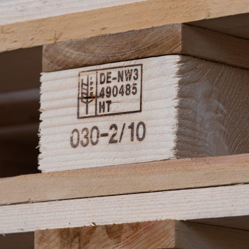 Obeležavanje palete industrijskim pečatom